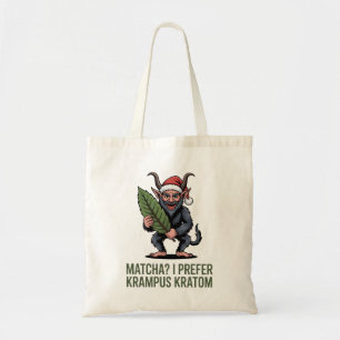 Bolso De Tela ¿Matcha? Prefiero Krampus Kratom Divertido Navidad