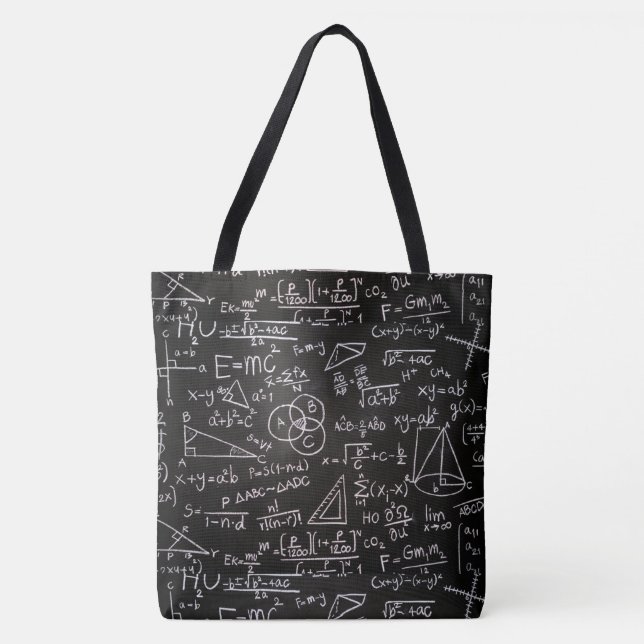 Bolso De Tela Matemáticas (Anverso)