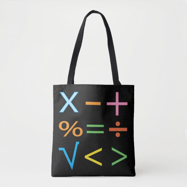 Bolso De Tela Matemáticas Matemáticas Símbolo matemático (Anverso)