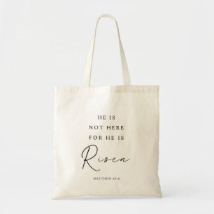 Bolso De Tela Mateo 28:6 Se levanta, Pascua Cristiana