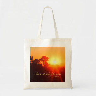 Bolso De Tela Mateo 5:14 Tú eres la luz del mundo, Biblia