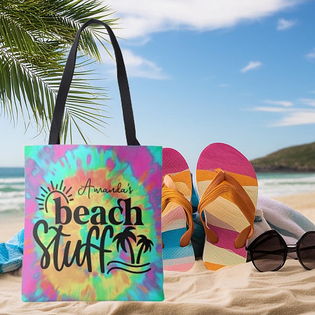 Bolso De Tela Material de playa personalizado de tinte de abejas (Subido por el creador)