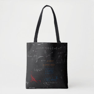 Bolso De Tela Math Tote Bag