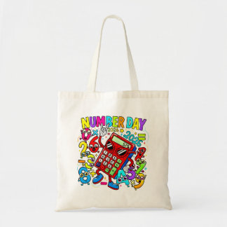 Bolso De Tela Maths Number Day Tote Bag for School