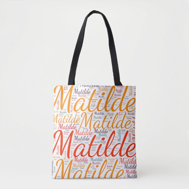 Bolso De Tela Matilde (Anverso)