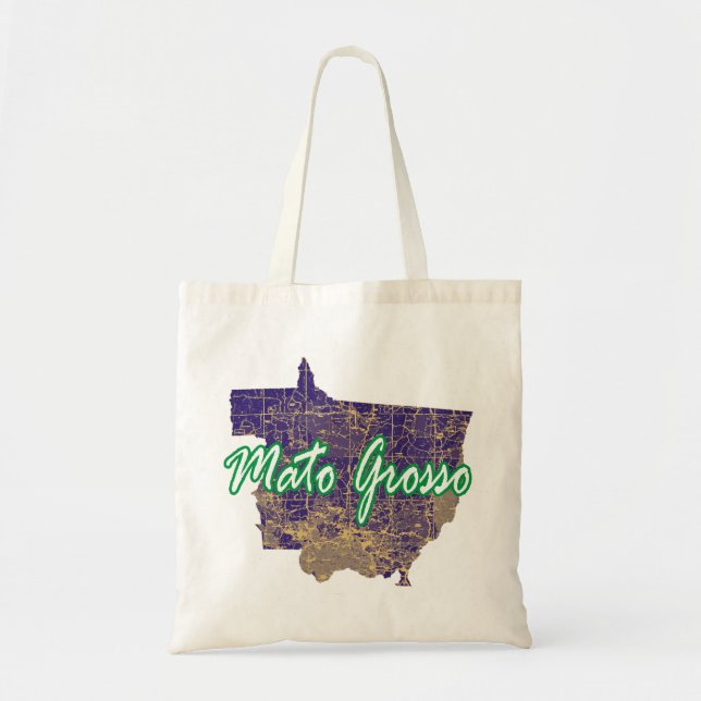Bolso De Tela Mato Grosso (Frente)