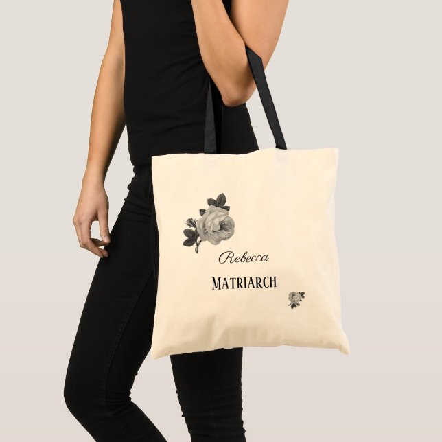 Bolso De Tela Matriarca madre de Rosas personalizados (Anverso (producto))