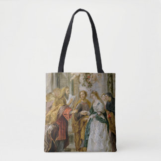 Bolso De Tela Matrimonio de la Virgen por Peter Paul Rubens