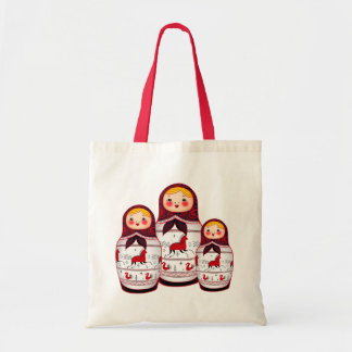 Bolso De Tela Matrioska