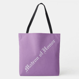 Bolso De Tela Matrón de honor Tote Bag