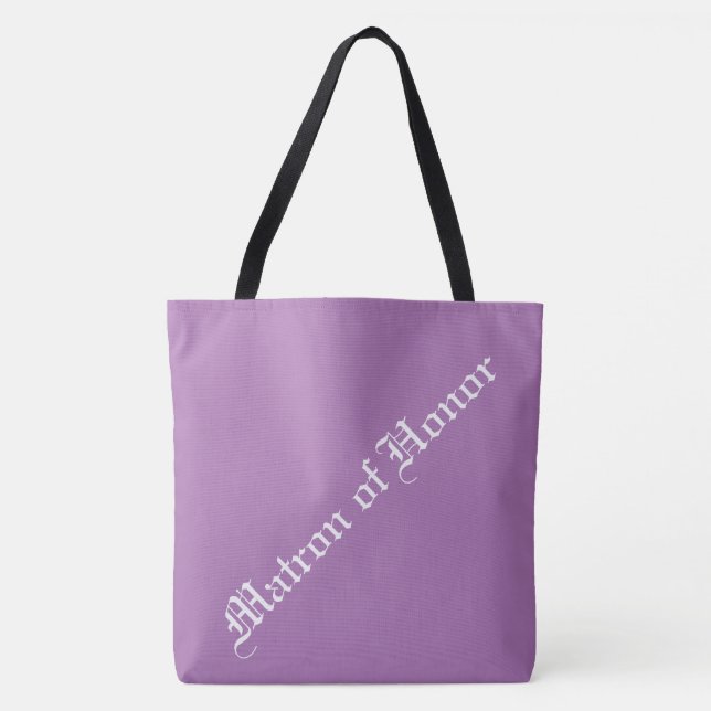 Bolso De Tela Matrón de honor Tote Bag (Anverso)