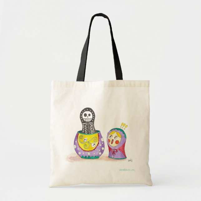 Bolso De Tela MatryoshKa (Frente)