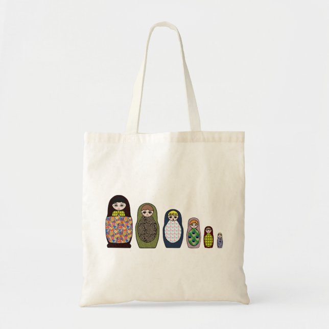 Bolso De Tela Matryoshka (Frente)