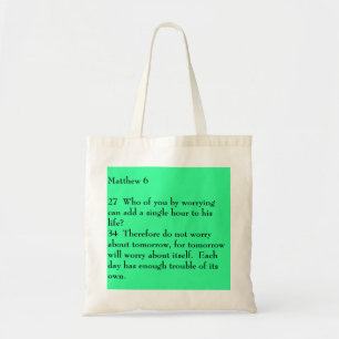 Bolso De Tela Matthew 627 quién de usted preocupándose puede