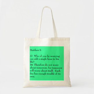 Bolso De Tela Matthew 627 quién de usted preocupándose puede