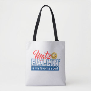 Bolso De Tela Matzo Ballin' es mi deporte favorito - Regalo de l