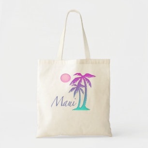 Bolso De Tela Maui Hawaii Souvenir Palm Tree Hawaii Island Sun