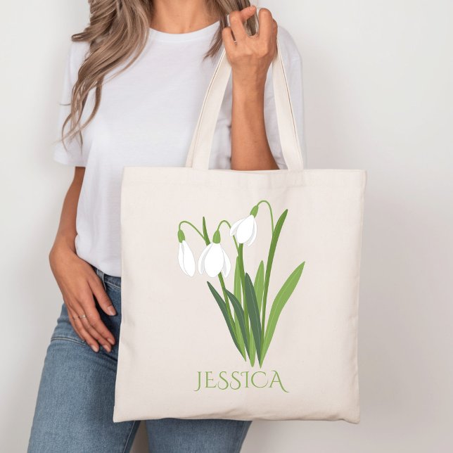 Bolso De Tela May Birth Month Flower Lily del Valle (Subido por el creador)