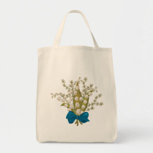 Bolso De Tela May Lily del Valle Floral Bouquet