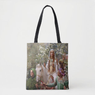 Bolso De Tela Maying de la Reina Guinevere c. 1900 por John Coll