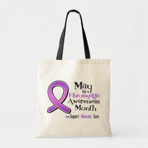 Bolso De Tela Mayo es mes de la conciencia del Fibromyalgia
