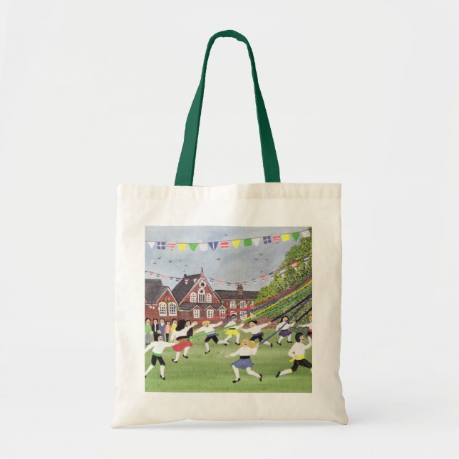 Bolso De Tela Maypole que baila 1991 (Frente)
