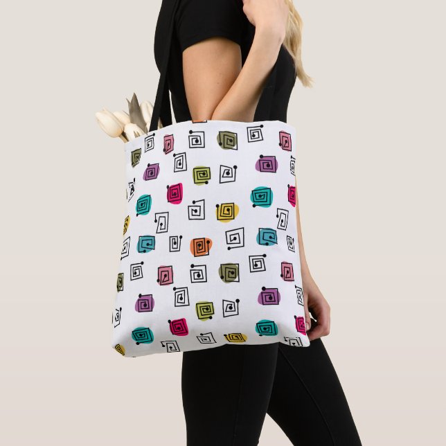 Bolso De Tela Mazas de colores (Detalle)