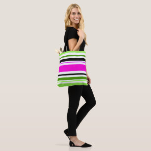Bolso De Tela MAZIPOODLES Spaghetti 153 con rayas