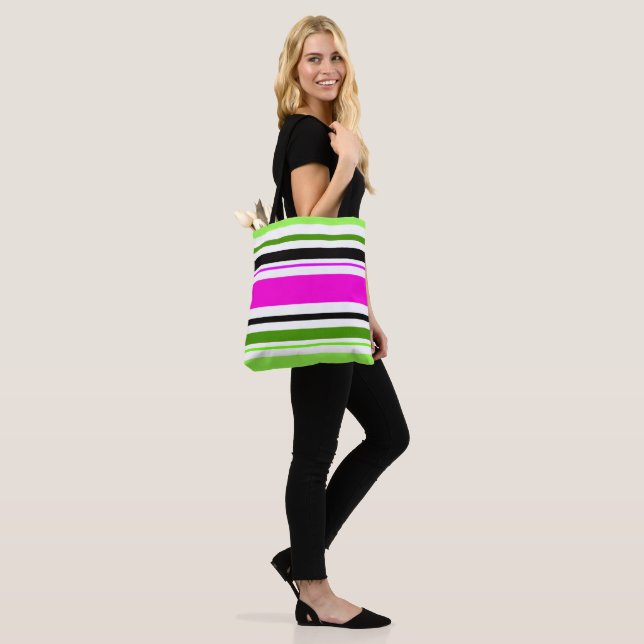 Bolso De Tela MAZIPOODLES Spaghetti 153 con rayas (Puesto)
