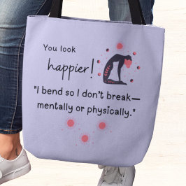 Bolso De Tela Me agacho para no romper mentalmente o físicamente