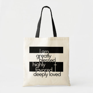 Bolso De Tela Me bendicen grandemente, favorecido altamente,