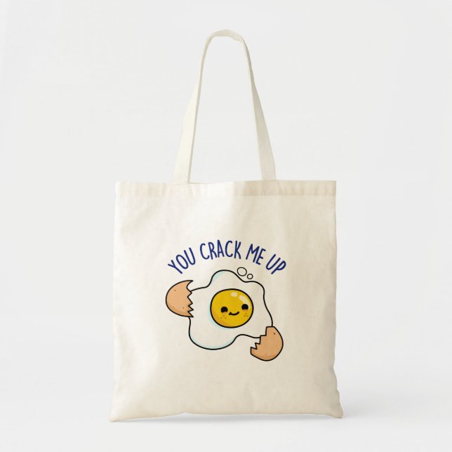 Bolso De Tela Me Crack Con Un Huevo Gracioso (Frente)