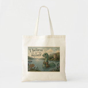 Bolso De Tela Me creo un caprichoso Monstruo del Lago Ness