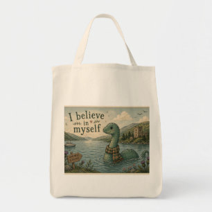 Bolso De Tela Me creo un caprichoso Monstruo del Lago Ness