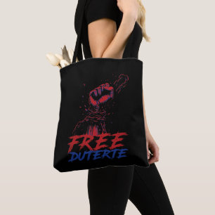 Bolso De Tela Me Defiendo A Duterte Free DU30 Duterte