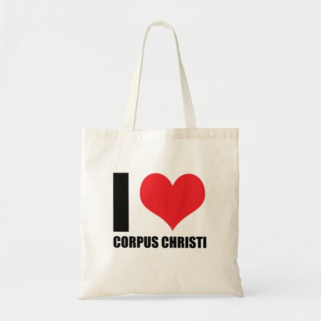 Bolso De Tela Me encanta Corpus Christi (Frente)