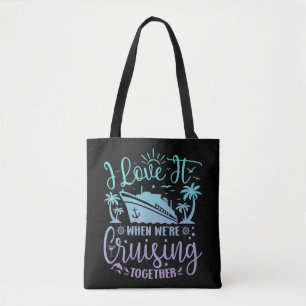 Bolso De Tela Me encanta cuando cruzamos juntos crucero 2024
