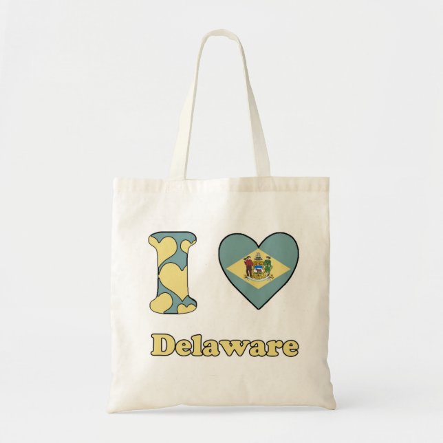 Bolso De Tela Me encanta Delaware (Frente)