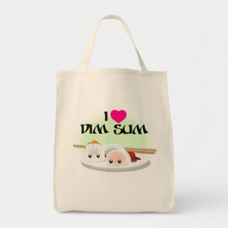 Bolso De Tela Me Encanta Dim Sum Grocery Tote Bag