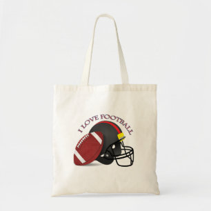 Bolso De Tela Me encanta el fútbol moderno y elegante