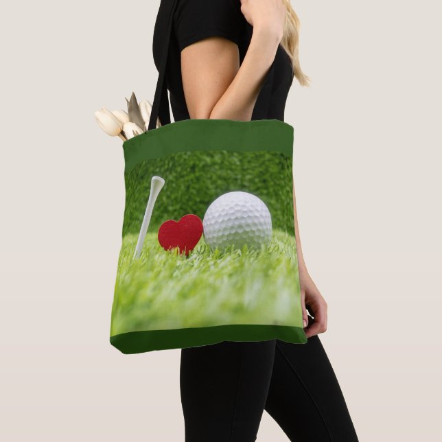Bolso De Tela Me encanta el golf (Detalle)