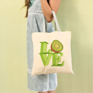 Bolso De Tela ME ENCANTA EL KIWI (Kiwi Fruits/Kiwi Berry)