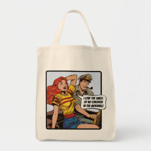 Bolso De Tela ¡Me encanta el olor a ausencia de niños por la mañ