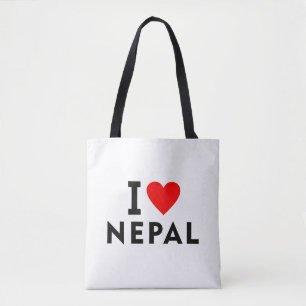 Bolso De Tela Me encanta el país de Nepal como el turismo de via