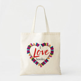 Bolso De Tela Me encanta el tote de libros