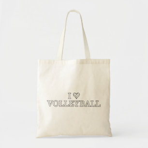 Bolso De Tela Me encanta el voleibol