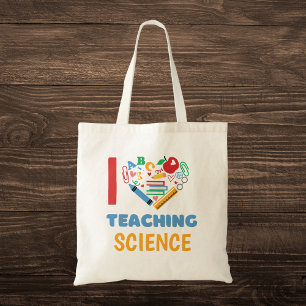 Bolso De Tela Me Encanta Enseñar