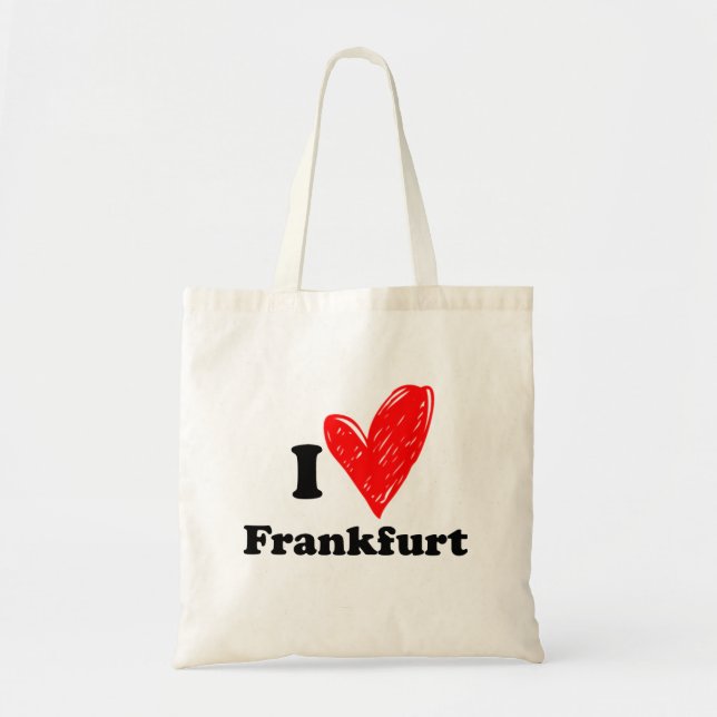 Bolso De Tela Me encanta Frankfurt (Frente)