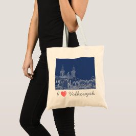 Bolso De Tela Me encanta la arquitectura de Volkovysk en Bielorr