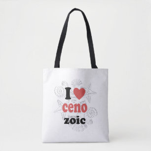 Bolso De Tela Me encanta la cita graciosa del Cenozoico para los